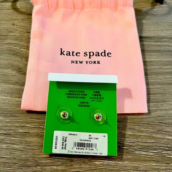 Kate Spade multi color New York stud earrings - Picture 2 of 3